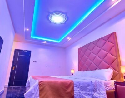 Platinum Room in DoubleM Suites & Lounge, Lekki, Lagos, Nigeria