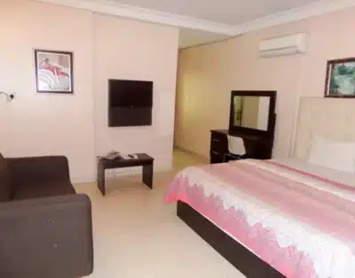 Luxury Room in Royalview Hotel and Suites, Oshodi, Lagos Nigeria