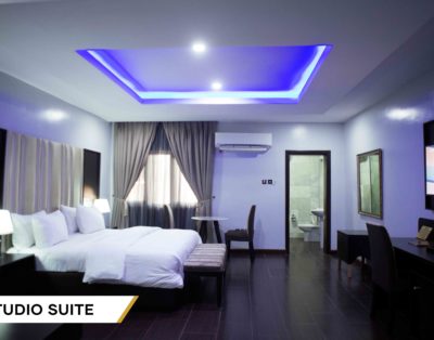 Hotel Studio Suite Room in Lekki Phase 1, Lagos Nigeria