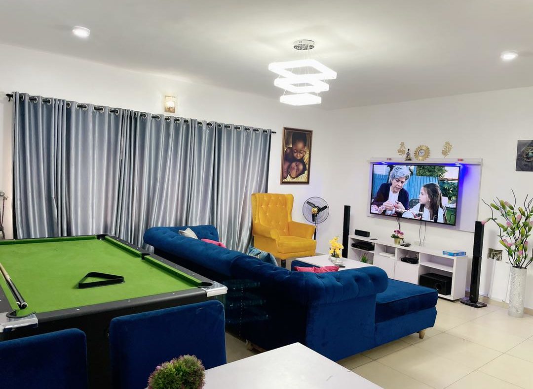 3 Bedroom Apartment With Snooker Board Short Let In Lekki Nigeria