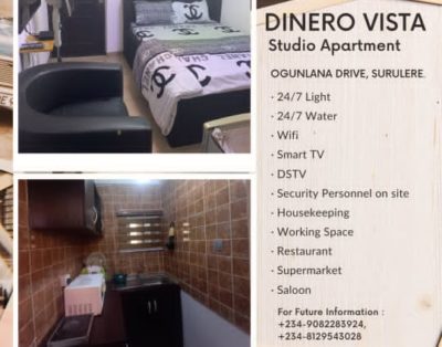 Dinero Vista Apartment Short Let in Lagos Nigeria