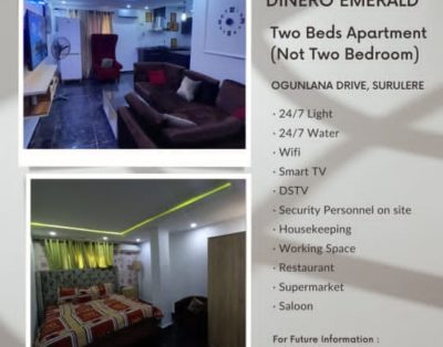 1 Bedroom Dinero Emerald Apartment Short Let in Lagos Nigeria