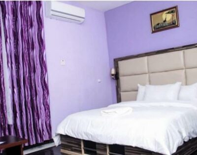 Queens Room In Demeg Hotel And Suites In Ipaja, Lagos