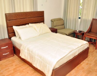 Deluxe Double Bedroom With Balcony In Jec Residence In Victoria Garden City, Lagos