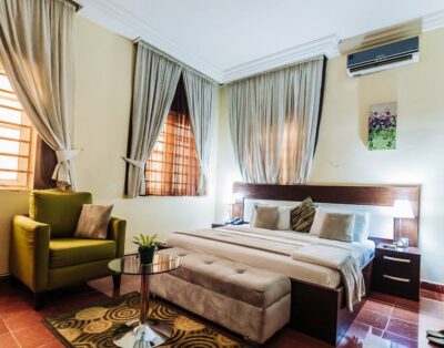 Tranquilgrand Deluxe Room In Tranquil Mews Boutique Hotel In Utako, Abuja