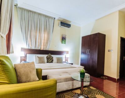 Tranquil Executive Deluxe Room In Tranquil Mews Boutique Hotel In Utako, Abuja
