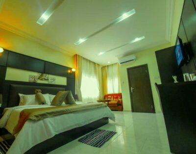 Super Deluxe Room In Witsspring Suites In Gbagada, Lagos