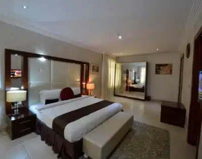 Presidential Suite in Palazzo Dumont Hotel, Lekki, Lagos Nigeria
