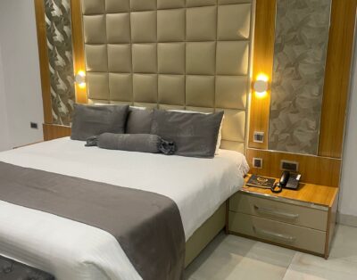 King Deluxe Room at Caesae Luxury Hotel Admiralty Way, Lekki.