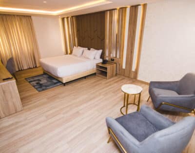 Safron Hotel Superior Room at Ikeja