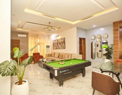 2 Bedroom Ocean View Apartment With Snooker and Pool in Lekki Phase 1, Lagos Nigeria.