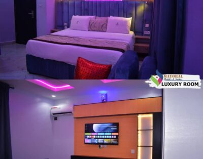 Luxury Room in Mayoral Hotel and Suites in Egbeda, Lagos