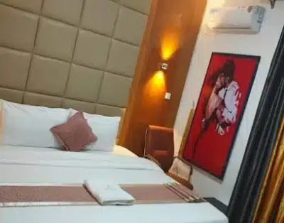 Ultra Premium Room at Billion Suites, Awka, Anambra with luxury living amenities