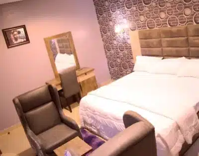 Deluxe Room in Abeokuta | Fountain Blu Hotel & Apartment Luxury Stay with Wi-Fi & Premium Amenities