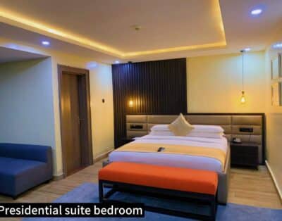 Presidential Suite Room at The Willows Nest Hotel, Ibadan, Oyo State